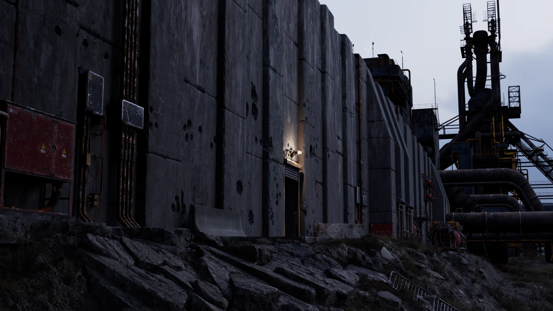 Menace — industrial wall
